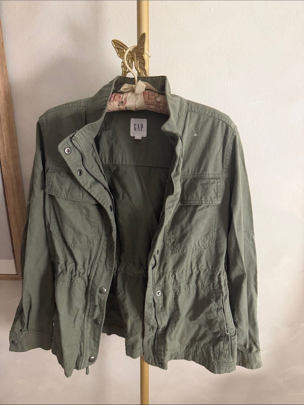 GAP Woman Olive Utility Field Jacket